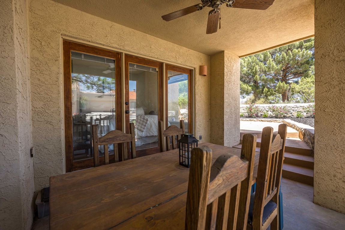 Covered patio
