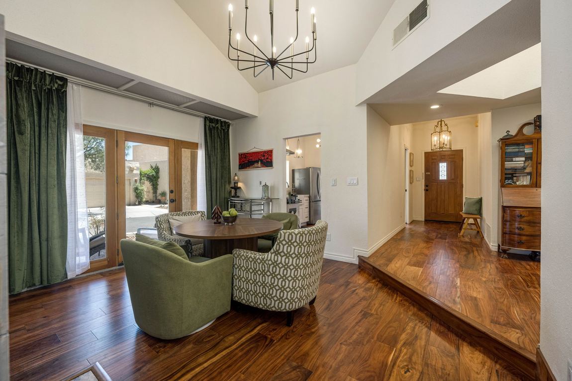 Dining and entry