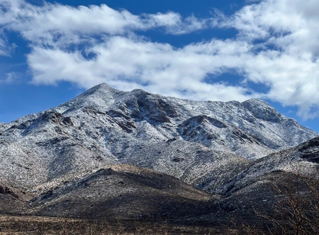Snow on the Organ Mountains