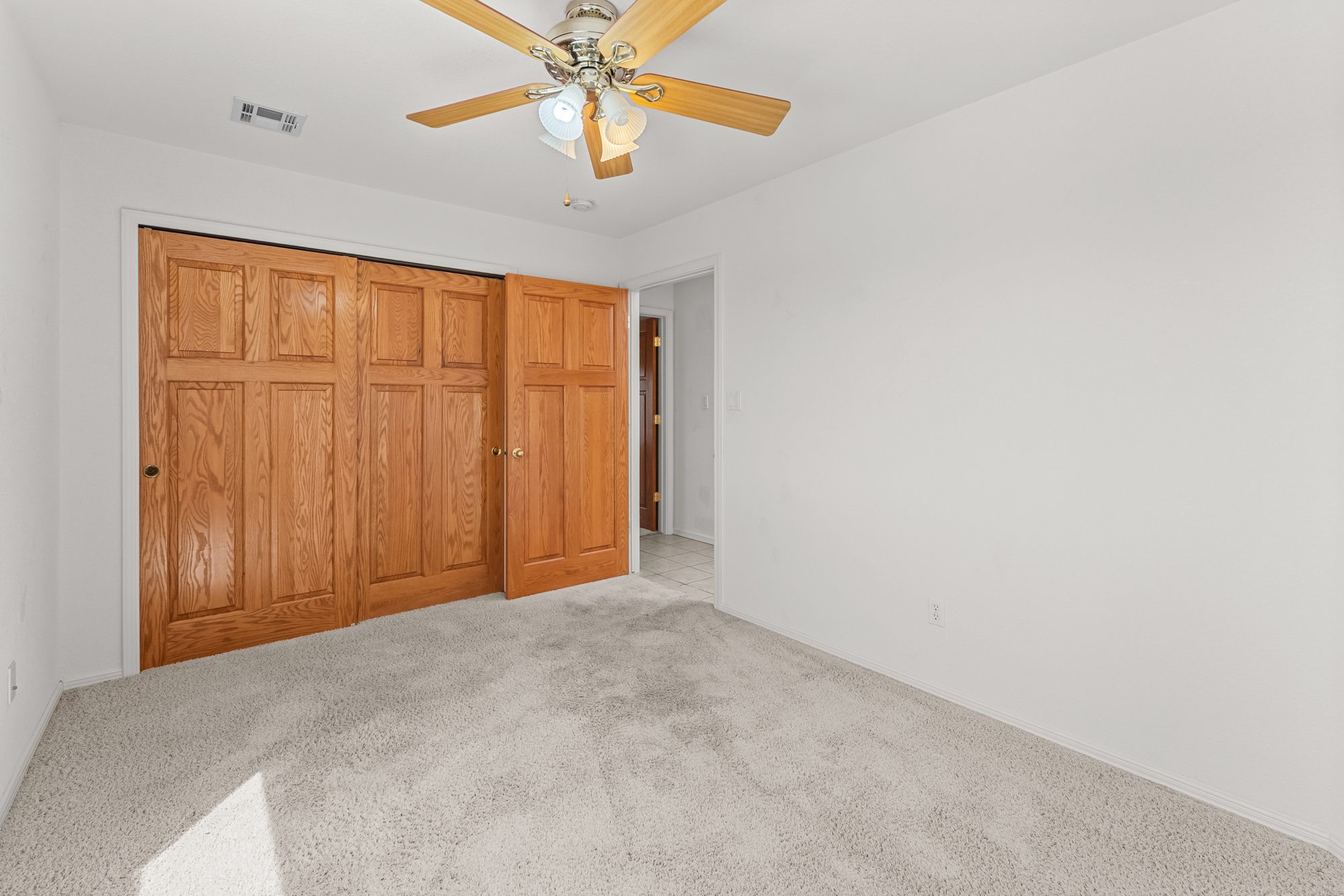 Bedroom with closet